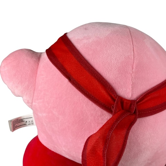 Nintendo Kirby Ninja Karate Mad Angry Face Limited Edition Large Sized Plush 12” - Picture 7 of 15